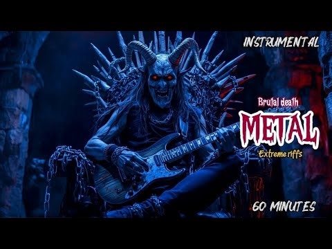1 HOUR OF BRUTAL DEATH METAL INSTRUMENTAL | EXTREME RIFFS & HARD LISTENING MUSIC FOR HEADBANGERS