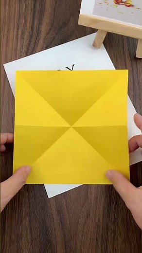 Easy Paper Pinwheel Tutorial #EasyCrafts #PaperArt #CraftShorts #FunWithPaper #PaperPinwheel