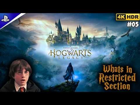 Hogwarts Legacy Part 5 : Sneaking into the Restricted Section! 🕯️🕵️‍♂️