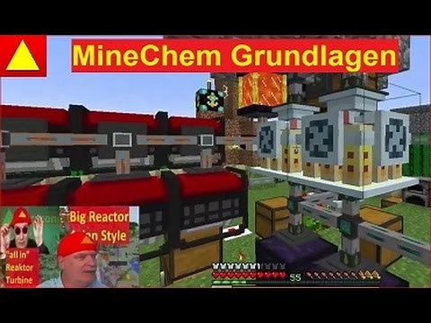 Minechem Minecraft Mod Grundlagen und Beispiel Eisen aus Steinen Tutorial