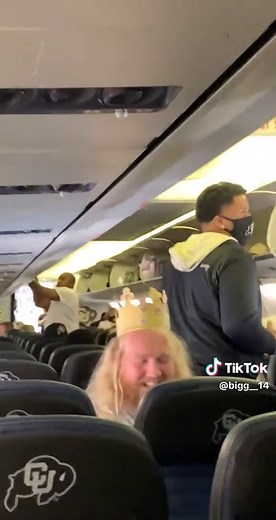 Funny Burger King Guy Video on Airplane