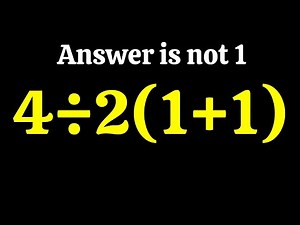 Only 1 in 5 Can Solve This Math Problem!