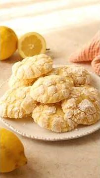 BISCOTTI MORBIDI AL LIMONE: il segreto per averli profumatissimi e crepati