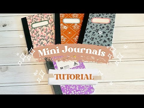 Cottage Journals ☆✧ BEGINNER TUTORIAL ☆✧ Mini Composition Books