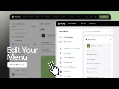Shopify Main Menu Customization || Step by Step