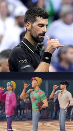 OneTurf News on Instagram: "Novak Djokovic performs ‘Soda Pop’ dance for after US Open win. 🎾🕺 📸: US Open/X #oneturfnews #usopen2025 #sodapop #novakdjokovic #tennis Disclaimer: This video is created for informational and entertainment purposes only. Our intention is not to hurt or offend anyone’s religious beliefs or emotions. We respect all faiths and viewpoints."