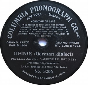 Len Spencer and Ada Jones - Heinie