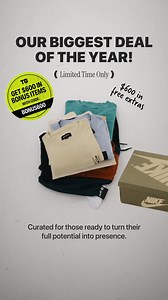 Our best deal ever is here for Black Friday! Get $600 worth of bonus items when you sign up today. Packed with curated pieces from sneakers to hoodies to accessories. This offer is only available while supplies last. Use BONUS600 at checkout and start upgrading your wardrobe for less. | ThreadBeast