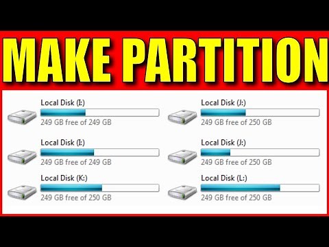 How to Create Partition in Windows 10 | 7 | 8.1