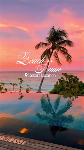 Promotional Video Template for Beach Resorts