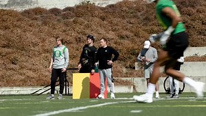 10K views · 449 reactions | "Own the football." Take a peek inside spring practice with new offensive coordinator Kenny Dillingham. #GoDucks | Oregon Football | Facebook