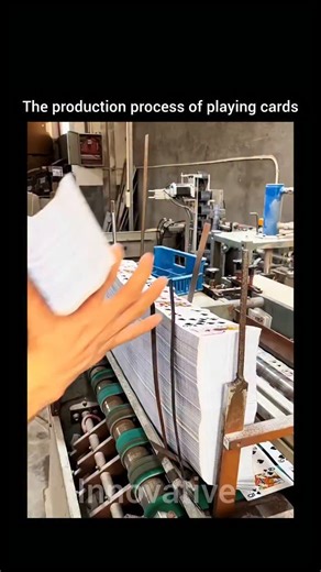 World of Innovation on Instagram: "The creation of playing cards is a precise and carefully controlled manufacturing process that combines high-quality printing, advanced machinery, and strict quality checks to ensure every deck looks and feels perfect. 📄 Paper Selection & Preparation The process begins with selecting premium paper or paperboard sheets, often layered or laminated for strength and flexibility. These sheets are specially treated to achieve the right balance of stiffness and smoot