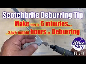 How to Make a 3M Scotchbrite Deburring Tip Tool