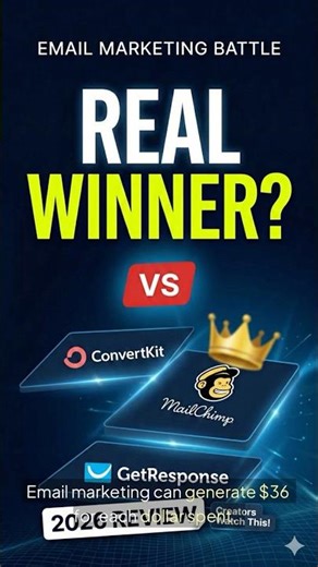 ConvertKit vs MailChimp vs GetResponse – Full 2026 Comparison for Digital Creators