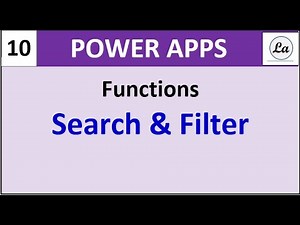 Power Apps | Search | Filter Functions
