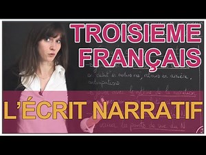 Written expression: narrative writing (imaginative subject) - French 3rd - Les Bons Profs