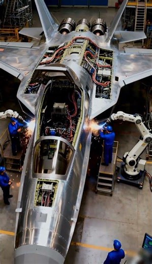 Next-Gen Stealth Fighter Jet Under Construction | Future of Air Power 🚀🔥