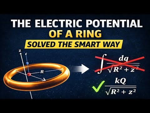The Electric Potential of a Ring (Solved the Smart Way)