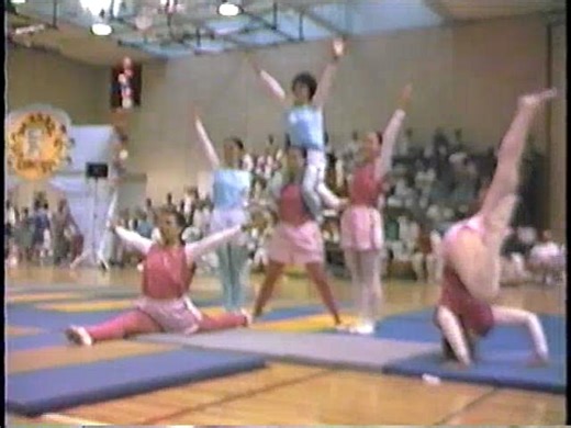 Girl Gymnastics 1986