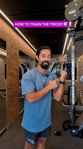 Tadreeb on Instagram: "HOW TO TRAIN THE TRICEP ⬆️"
