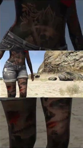 FiveM Female Character Glow Up 💀 #fivemtattoo #fivem #fivemcustomization #shorts #fivemrp