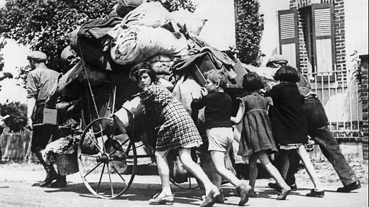 Les Parisiens dans l’exode de 1940