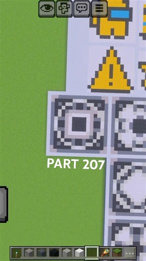 Satisfying Pixel Art İn Minecraft ! making (Corner) Structure Block #satisfyling #minecraftshorts