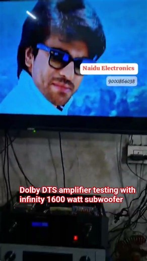 Dolby DTS amplifier testing with infinity 1600 watt subwoofer #dj