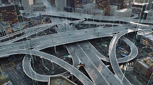 Self Driving Cars Moving Through A City Highway Using Sensors To Navigate Through The Town Futuristic Electric Cars Ai Navigation Cgi