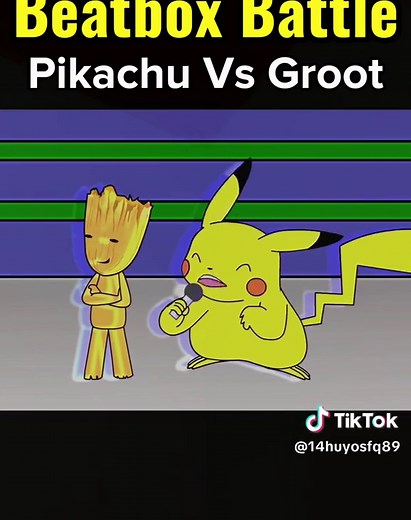 Cartoon Beatbox Battles: Pikachu vs Groot