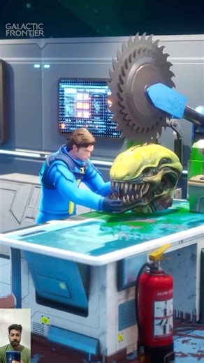 Galactic Frontier: How to Escape An Alien #viralshort #galacticfrontier