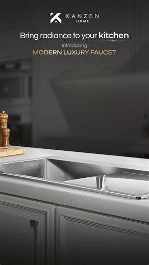 Say hello to the future of kitchen design with the Kanzen Home Modern Faucet Collection. Sleek, stylish, and simply stunning. 💧🖤 #KanzenHome #ModernFaucets #HomeLuxury #KitchenDreams | Kanzen Home