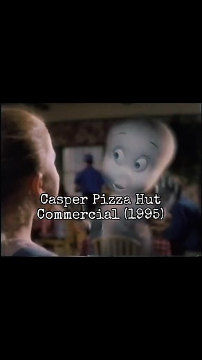 Casper Pizza Hut Commercial (1995) 👻🍕 #casper #pizzahut #90s #1995 #90smovie #90skid #90shalloween #halloween #spookyseason #nostalgia #throwback #memories #ghost #flashback #wedontwannagrowup #fyp #foryou