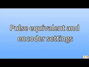 Pulse equivalent and encoder settings #laserengraving #lasercutting #controller #cnc #controller