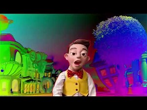 The Mine Song But The Background is Rainbow and he is at the wrong Direction!