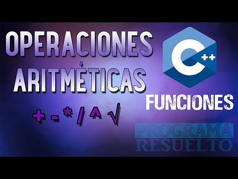 Operaciones Aritméticas en C++ (+, -, *, /, ^, √) | Con Funciones | #7