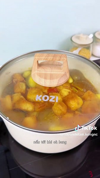 Cách nấu canh cà bung đậu thịt ngon miệng