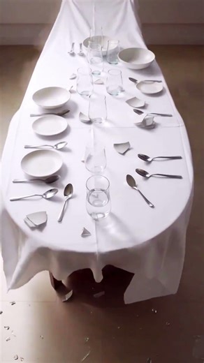 “Tablecloth Trick Explained | Mind-Blowing Inertia Physics Experiment”
