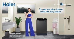 41 reactions · 13 shares | Experience tranquil laundry sessions this rainy season with the noise-free Haier top-load washing machine. Its efficient direct-drive motor emits a mere 67 decibels, ensuring a peaceful environment. #LevelUpWithHaier Discover more at: https://bit.ly/3ONhcHy | Haier | Facebook