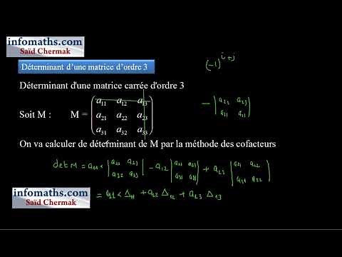 DÉTERMINANT D'UNE MATRICE. INVERSION MATRICIELLE