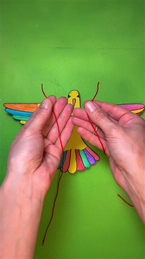 Paper DIY Birds Flapping 🪽🕊️🦩