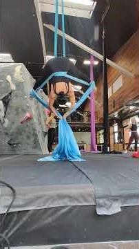 learning cross back straddle on the aerial silks - may 24 2025