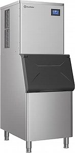 Real Relax Commercial Ice Maker Machine, 400 lbs /24 h, 330 lbs Storage Bin, Industrial Ice Machine, Stainless Steel, Automatic Cleaning, Perfect for Bar/Cafe/Restaurant, with Ice Shovels