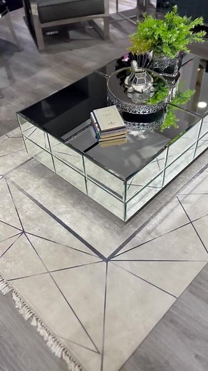 Reflect your style with our stunning mirror center table, the perfect centerpiece for any modern living space. Call: 01877776999 #coffeetable #mordernfurniture #mirrorfurniture #mirrordecor | Dakkho - দক্ষ