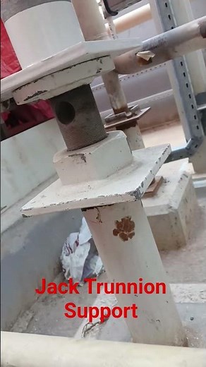 HOW TO FIT UP &, WELDING JACK SCREW TRUNNION SUPPORT