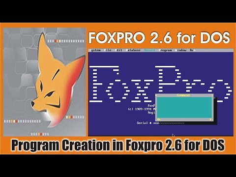 Program Creation in Foxpro 2.6 for DOS