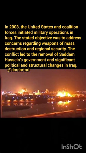 The U.S.-Led Invasion of Iraq (2003), #history #didyouknow #facts #darkhistory #war