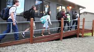 Temporary portable classrooms get sustainable makeover