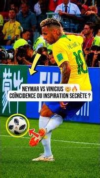 Neymar vs Vinicius 🤯🔥 Coincidence or secret inspiration? #soccer