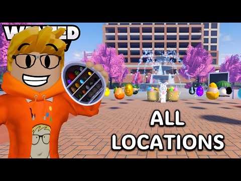 ALL 18 EGG LOCATIONS In Wanted! (ROBLOX)